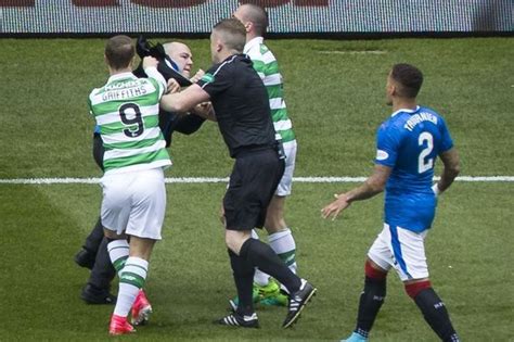 Rangers Fan Who Invaded Pitch To Square Up To Celtic Captain Is A Sex Offender Who Flashed 11