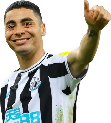 Miguel Almirón Newcastle United football render - FootyRenders