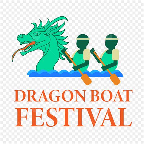 Gambar Desain Logo Budaya Festival Boat Dragon Festival Perahu Naga