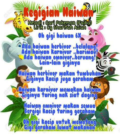 Copyright download as docx, pdf, txt or read online from scribd. Lagu Parodi Sains Tahun 3 Unit 3: Haiwan - Chang Tun Kuet