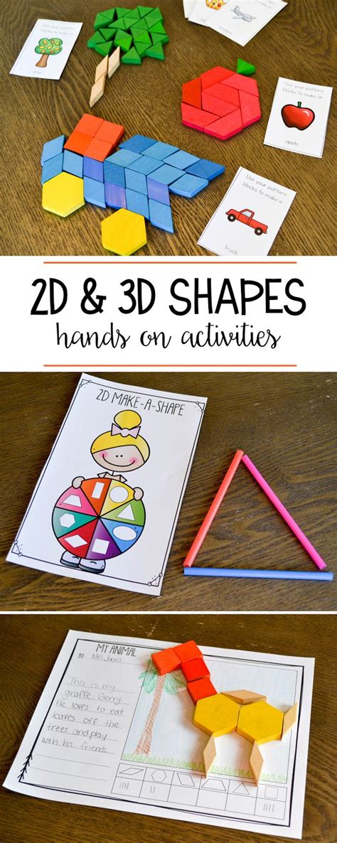 Susan Jones Teaching 2d And 3d Shape Activities Shapes Kindergarten