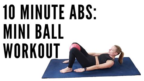 10 Minute Abs With Mini Ball Workout 🔥abs On Fire🔥 Youtube