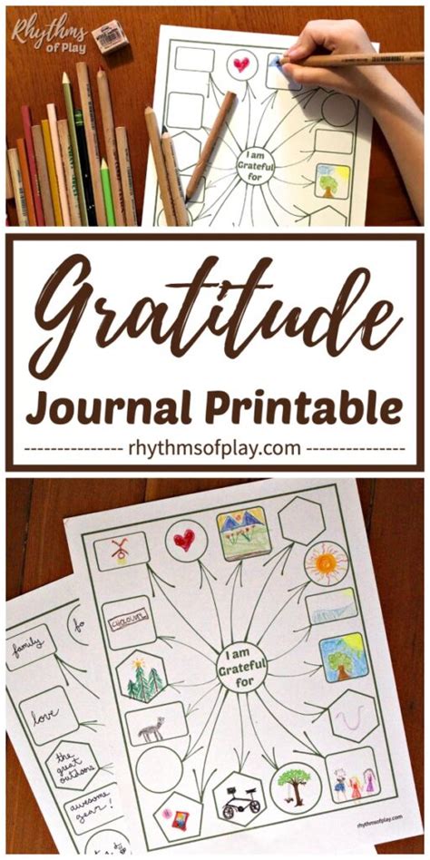 Printable I Am Grateful Gratitude Journal Coloring Page