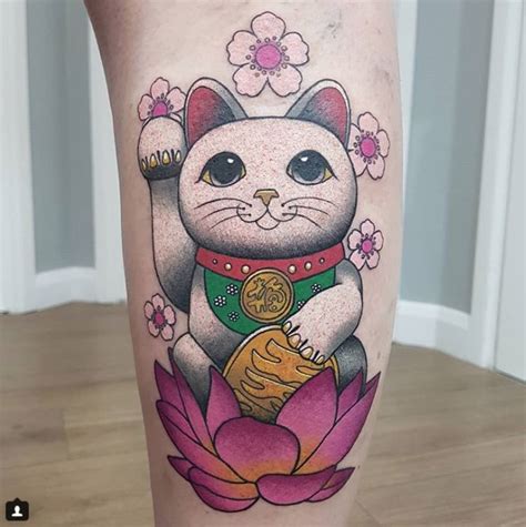 15 Best Lucky Cat Tattoo Designs