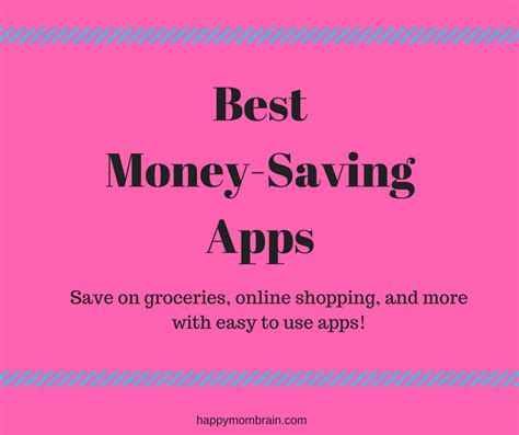 These are 13 proven saving apps that you can use to really save money so you can manage your budget looking for an easy way to save money? Best Money-Saving Apps - Happy Mom Brain