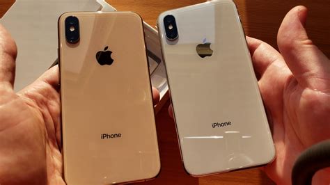 But it's still worth a look if you can get a good deal. iPhone XS Gold unboxing vs. silver X - YouTube