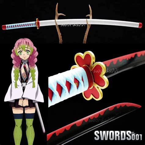 Kanroji Mitsuri Handmade Katana Samurai Metal Sword Demon Slayer Hot