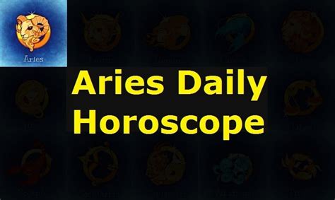 Aries Daily Horoscope Todays Horoscope Free Aries Predictions