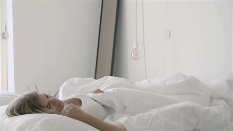 A Woman Waking Up From Sleep · Free Stock Video