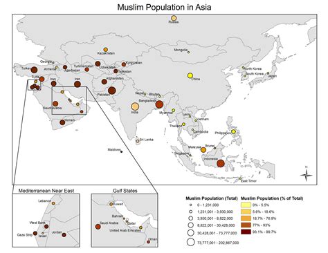 Muslim Populations Islam In Asia Diversity In Past And Present