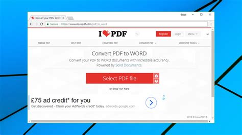 Convertir Pdf En Word Ilovepdf Printable Templates Free