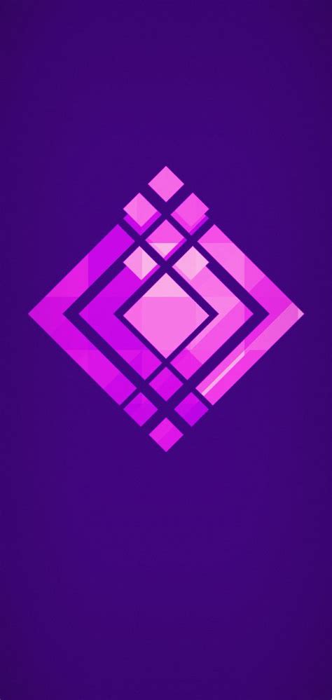 Simple Minimalistic Phone Wallpaper Pink Lines And Purple Background
