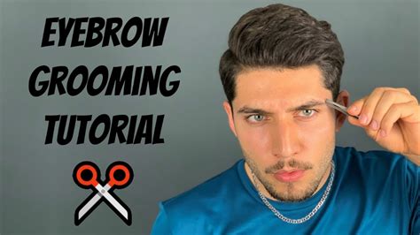 men s eyebrow grooming tutorial 2020 youtube