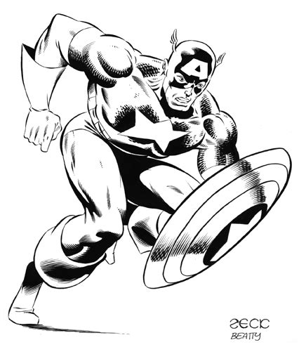 Captain America Commission Mike Zeck In Gary S S ZECK Mike Comic