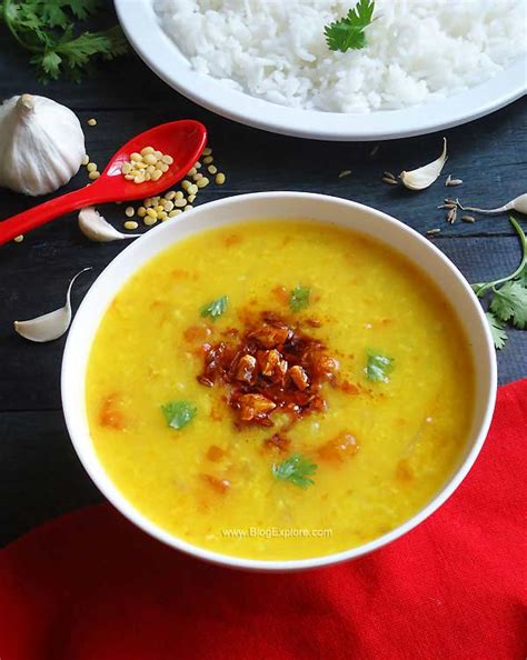 lasooni dal tadka indian recipes blogexplore