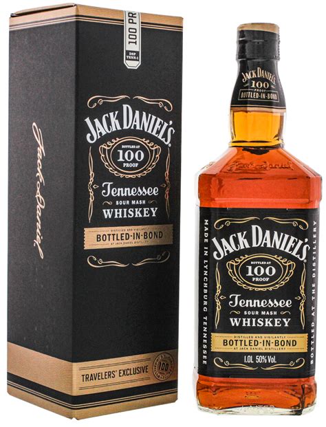 Jack Daniels Bottled In Bond 100 Proof Tennessee Whiskey 1 0L Jetzt