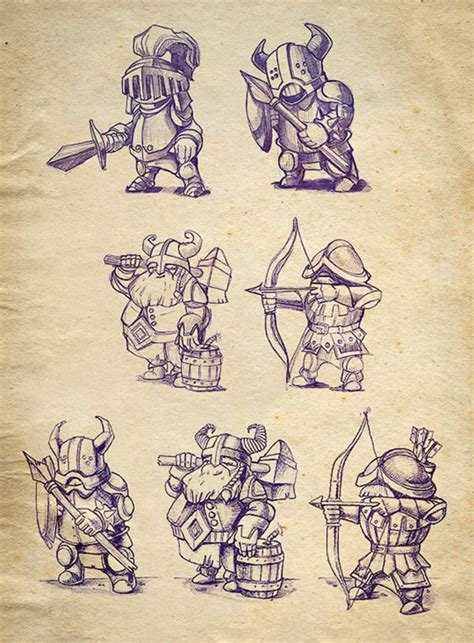 Inspiring Examples Of Character Design And Sketching By Mike