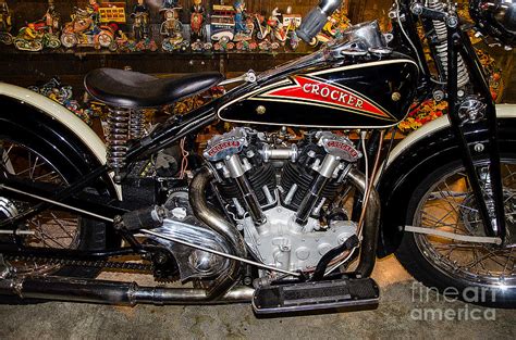 The Crocker Motorcycle Photograph By Paul Mashburn Pixels