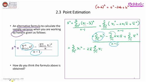 Formula for Sample Mean, Sample Proportion, Sample ...