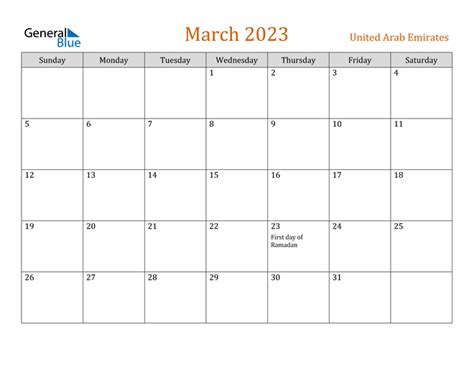 Calendar 2023 Uae Get Calendrier 2023 Update