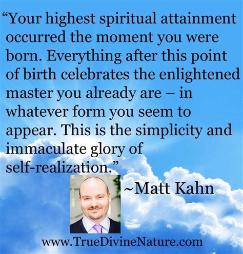 Your Highest Spiritual Attainment Occurred The Moment You Were Born