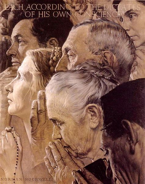 The Dork Review Robs Room Four Freedoms By Norman Rockwell On