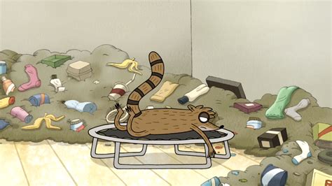 Image S5e05043 Rigby Laying On His Bedpng Regular Show Wiki