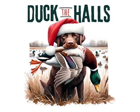 Dog Duck The Halls Southern Sublimation Co