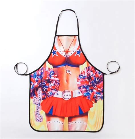 Freeshipping Cooking Apron Funny Novelty Bbq Party Apron Women Sexy
