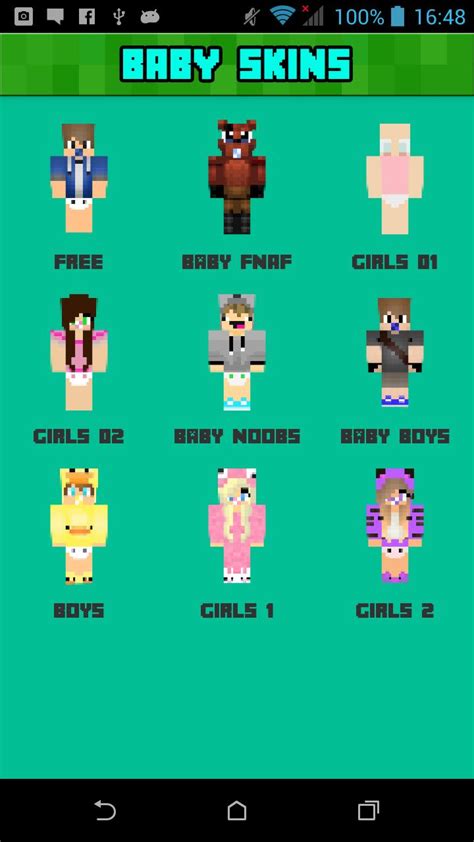 Baby Skins For Minecraft Pe Apk للاندرويد تنزيل