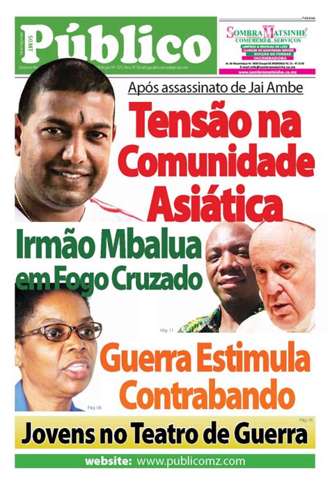 Moçambique Para Todos Jornal Público Nº 521 De 19102020