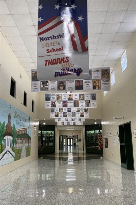 Northside Middle School Creates Honor Hallway To Recognize Veterans