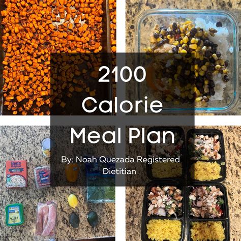 2100 Calorie Meal Plan Dietitian Developed High Protein