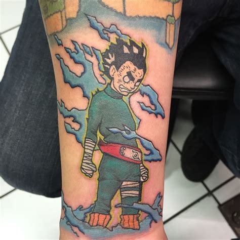 Naruto Rock Lee Tattoo Tatuagem Inspiração Para Tatuagem Tatuagem