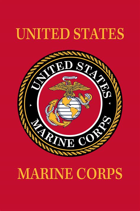 Us Marines 18x12 Brandy Wine Flags
