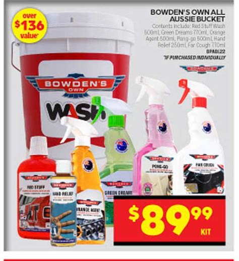 Bowdens Own All Aussie Bucket Offer At Autopro