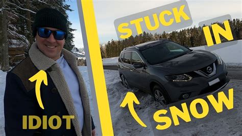 Subaru Pulls A Nissan X Trail Out Of The Snow Stuck Youtube