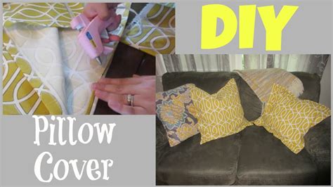 Hot Glue Decorative Pillow Cover Youtube