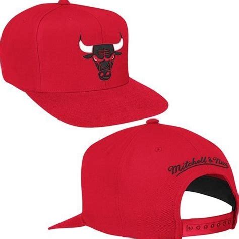 Mitchell And Ness Nba Hwc Basic Logo Snapback Chicago Bulls Licensed