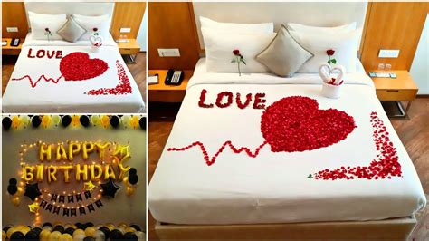 Romantic Birthday Room Decorations For Your Love Birthday Room