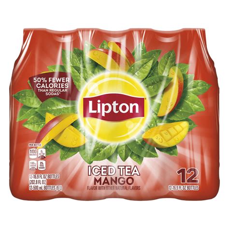 Save On Lipton Iced Tea Mango 12 Pk Order Online Delivery Giant
