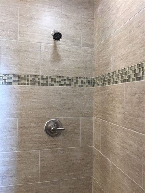 Browse 272 porcelain tile shower on houzz. master bath shower in 12x24 porcelain travertine look tile ...