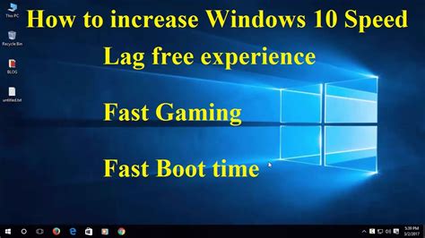 How To Speed Up Windows 10 Performance Youtube