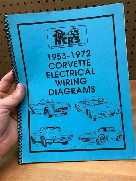 1953 1972 Corvette Electrical Wiring Diagrams 2000 Ncrs Ebay