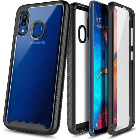 For Samsung Galaxy A20 Case With Built In Screen Protector Nagebee