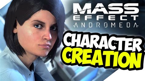 Character Creation Mass Effect Andromeda Youtube