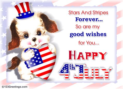Let her know how much her hard ham it up and sacrifice and given adore ambition to you. Stars And Stripes Forever... Free Happy Fourth of July eCards | 123 Greetings