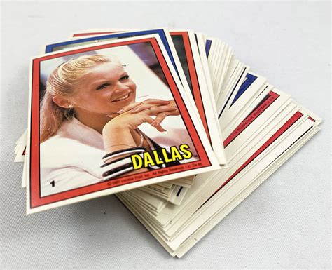 Dallas Donruss Trading Bubble Gum Cards 1981 Complete Series Of
