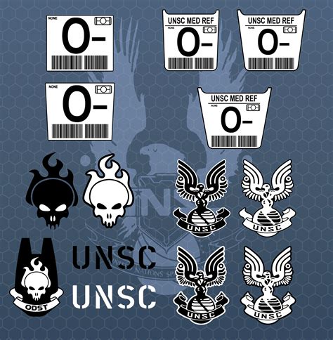 Unsc Misc Decals Ranks And Logo Halo Costume And Prop Maker Community