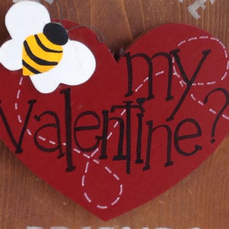 Bee My Valentine Valentine Wood Projects Valentines